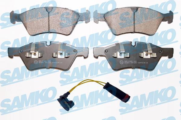 Samko 5SP1253A - Гальмівні колодки, дискові гальма autocars.com.ua