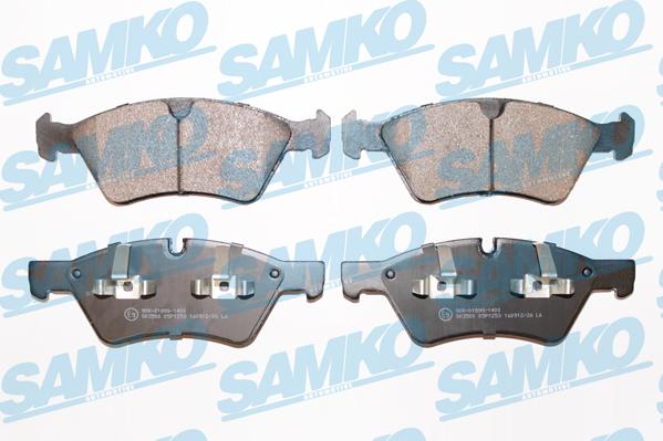 Samko 5SP1253 - Тормозные колодки, дисковые, комплект avtokuzovplus.com.ua