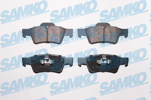 Samko 5SP1254 - Тормозные колодки, дисковые, комплект avtokuzovplus.com.ua