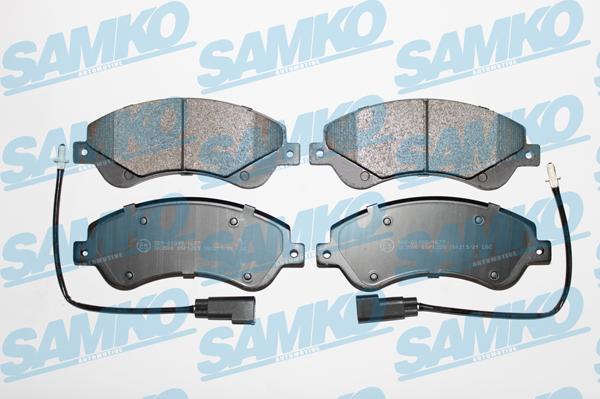 Samko 5SP1259 - Гальмівні колодки, дискові гальма autocars.com.ua