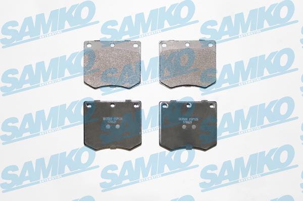 Samko 5SP126 - Тормозные колодки, дисковые, комплект avtokuzovplus.com.ua