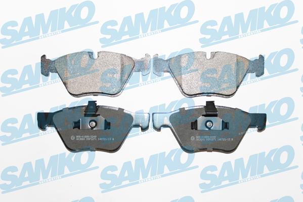 Samko 5SP1271 - Тормозные колодки, дисковые, комплект avtokuzovplus.com.ua