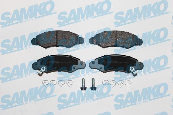 Samko 5SP1280 - Тормозные колодки, дисковые, комплект avtokuzovplus.com.ua