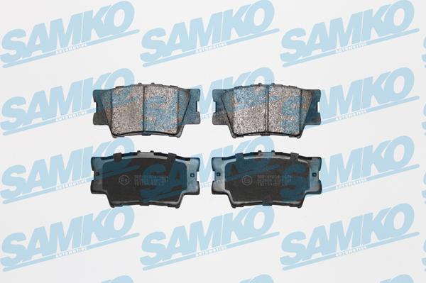 Samko 5SP1281 - Тормозные колодки, дисковые, комплект avtokuzovplus.com.ua
