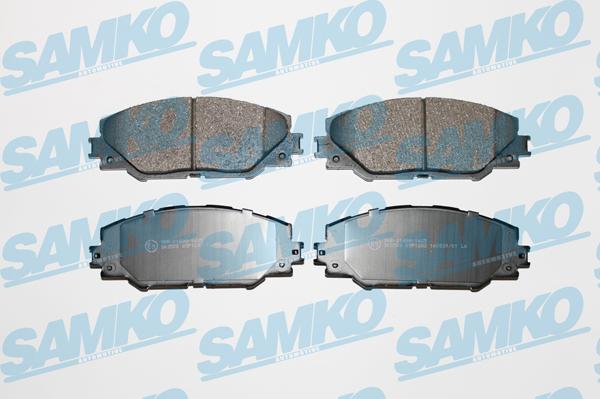 Samko 5SP1282 - Тормозные колодки, дисковые, комплект avtokuzovplus.com.ua