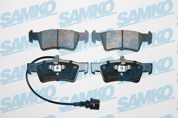 Samko 5SP1284 - Гальмівні колодки, дискові гальма autocars.com.ua
