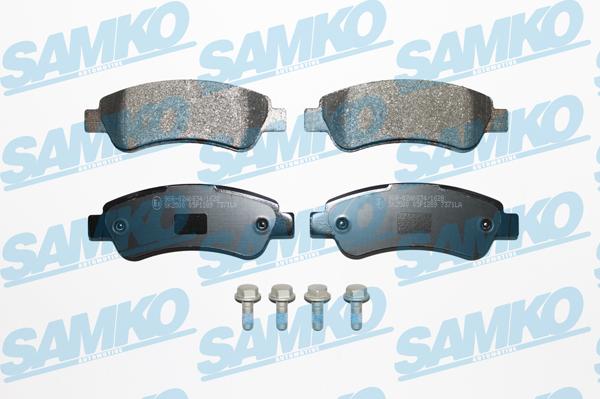 Samko 5SP1289 - Тормозные колодки, дисковые, комплект avtokuzovplus.com.ua