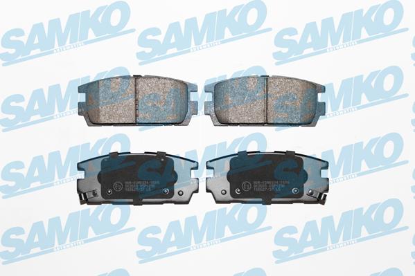 Samko 5SP1290 - Гальмівні колодки, дискові гальма autocars.com.ua