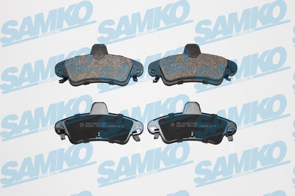 Samko 5SP1292 - Тормозные колодки, дисковые, комплект avtokuzovplus.com.ua