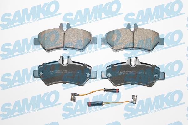 Samko 5SP1293 - Тормозные колодки, дисковые, комплект avtokuzovplus.com.ua