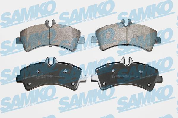 Samko 5SP1294 - Гальмівні колодки, дискові гальма autocars.com.ua