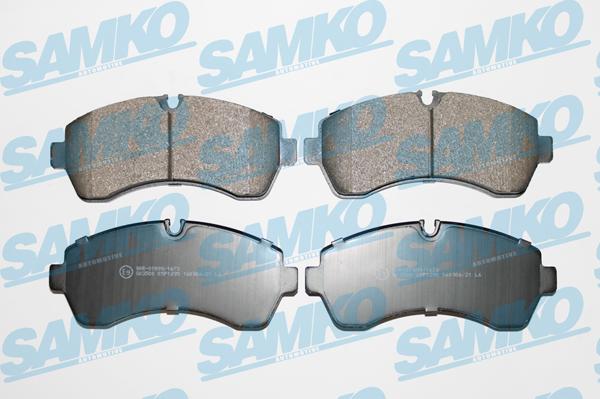 Samko 5SP1295 - Тормозные колодки, дисковые, комплект avtokuzovplus.com.ua