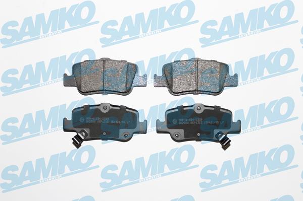Samko 5SP1315 - Гальмівні колодки, дискові гальма autocars.com.ua