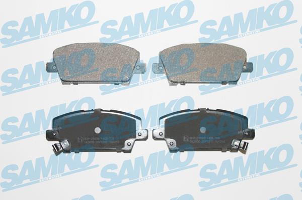 Samko 5SP1317 - Тормозные колодки, дисковые, комплект avtokuzovplus.com.ua