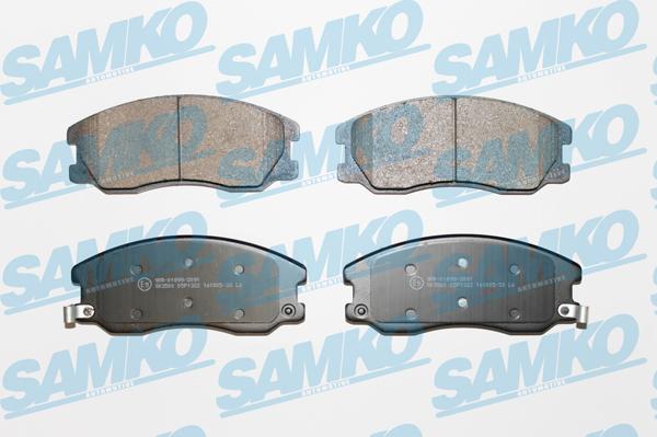 Samko 5SP1322 - Тормозные колодки, дисковые, комплект avtokuzovplus.com.ua