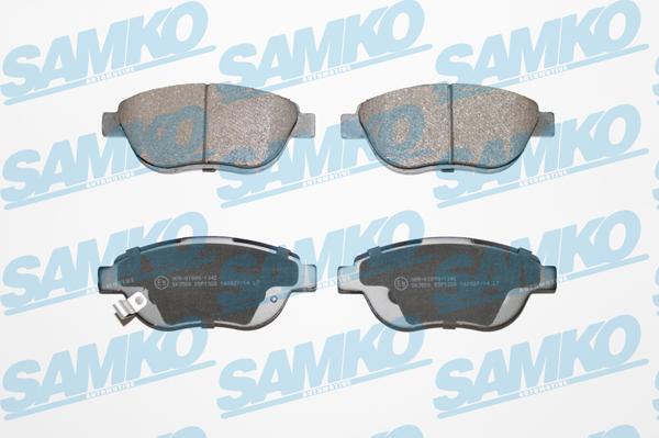 Samko 5SP1328 - Гальмівні колодки, дискові гальма autocars.com.ua