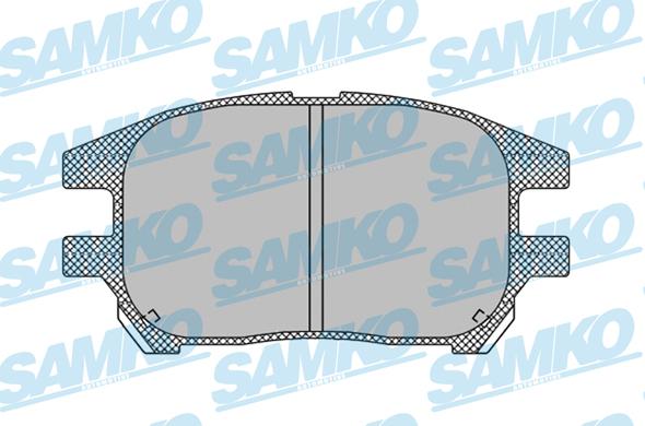 Samko 5SP1332 - Гальмівні колодки, дискові гальма autocars.com.ua