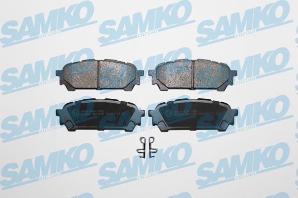 Samko 5SP1335 - Тормозные колодки, дисковые, комплект avtokuzovplus.com.ua