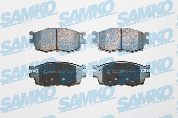 Samko 5SP1345 - Тормозные колодки, дисковые, комплект avtokuzovplus.com.ua
