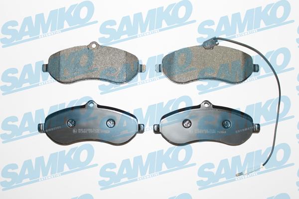 Samko 5SP1348 - Тормозные колодки, дисковые, комплект avtokuzovplus.com.ua