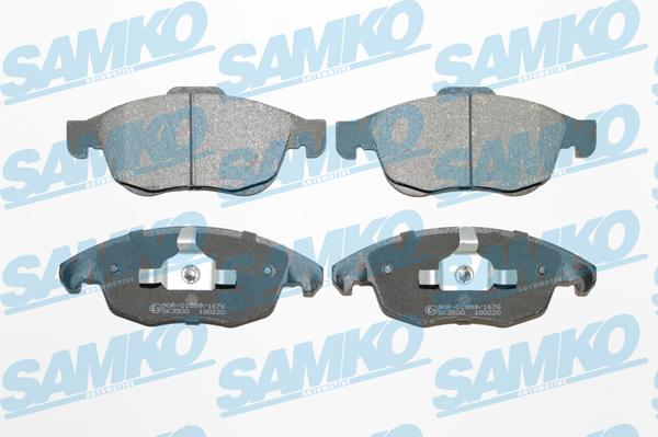 Samko 5SP1351 - Тормозные колодки, дисковые, комплект avtokuzovplus.com.ua