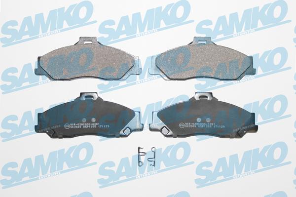 Samko 5SP1355 - Тормозные колодки, дисковые, комплект avtokuzovplus.com.ua