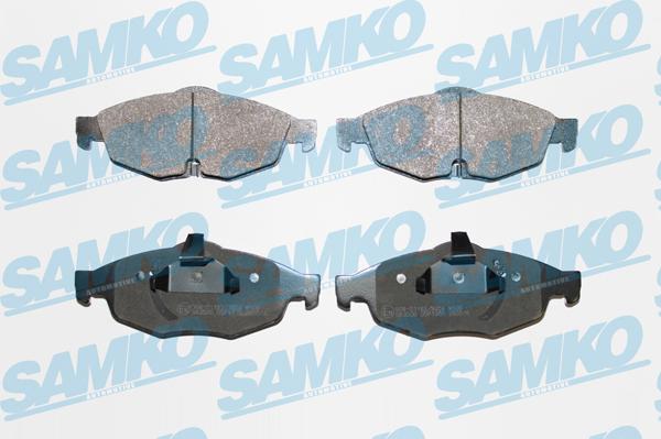 Samko 5SP1356 - Гальмівні колодки, дискові гальма autocars.com.ua
