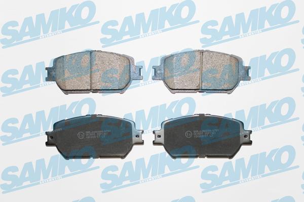 Samko 5SP1361 - Тормозные колодки, дисковые, комплект avtokuzovplus.com.ua