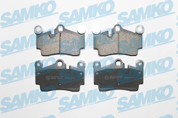 Samko 5SP1362 - Тормозные колодки, дисковые, комплект avtokuzovplus.com.ua