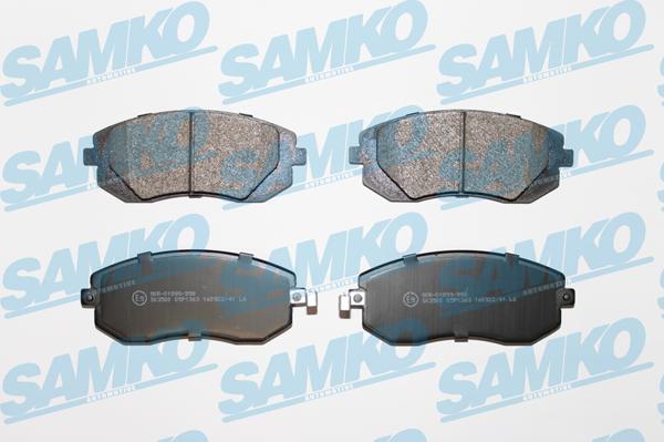 Samko 5SP1363 - Тормозные колодки, дисковые, комплект avtokuzovplus.com.ua