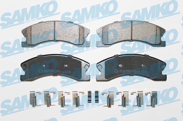 Samko 5SP1365 - Гальмівні колодки, дискові гальма autocars.com.ua