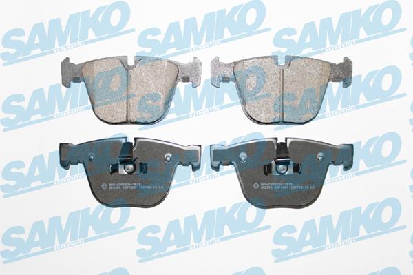 Samko 5SP1367 - Гальмівні колодки, дискові гальма autocars.com.ua