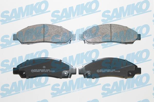 Samko 5SP1372 - Тормозные колодки, дисковые, комплект avtokuzovplus.com.ua
