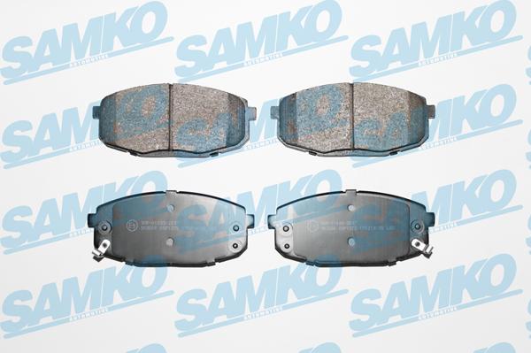 Samko 5SP1375 - Тормозные колодки, дисковые, комплект avtokuzovplus.com.ua