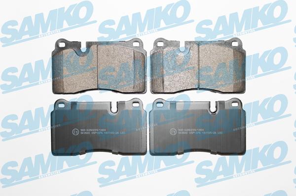 Samko 5SP1376 - Гальмівні колодки, дискові гальма autocars.com.ua
