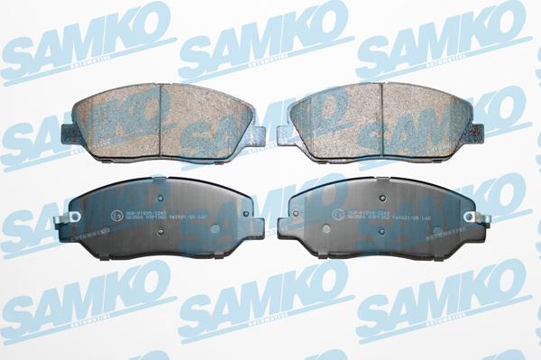 Samko 5SP1382 - Тормозные колодки, дисковые, комплект avtokuzovplus.com.ua