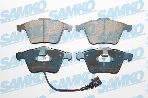 Samko 5SP1384 - Тормозные колодки, дисковые, комплект avtokuzovplus.com.ua