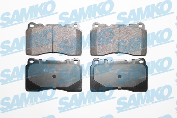 Samko 5SP1394 - Тормозные колодки, дисковые, комплект avtokuzovplus.com.ua