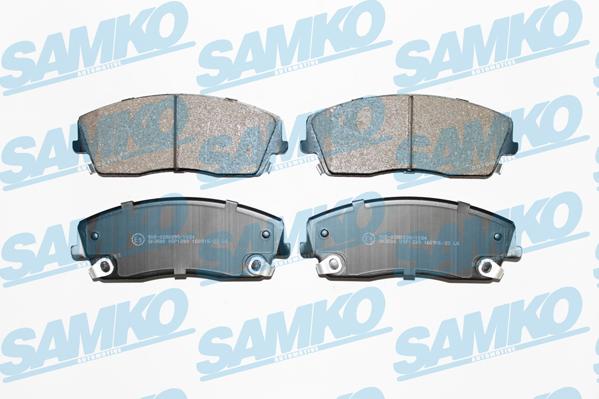 Samko 5SP1399 - Гальмівні колодки, дискові гальма autocars.com.ua