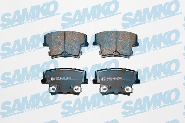 Samko 5SP1400 - Тормозные колодки, дисковые, комплект avtokuzovplus.com.ua