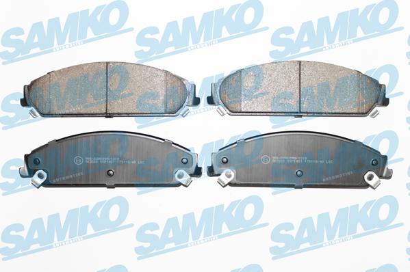 Samko 5SP1401 - Гальмівні колодки, дискові гальма autocars.com.ua