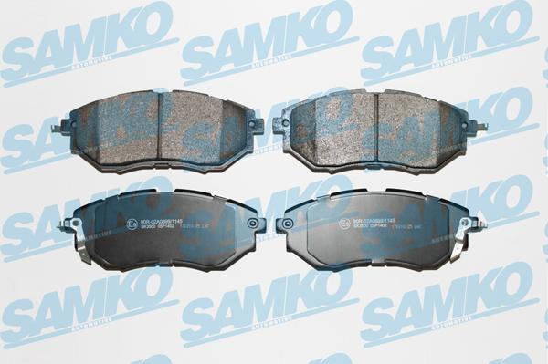 Samko 5SP1402 - Тормозные колодки, дисковые, комплект avtokuzovplus.com.ua