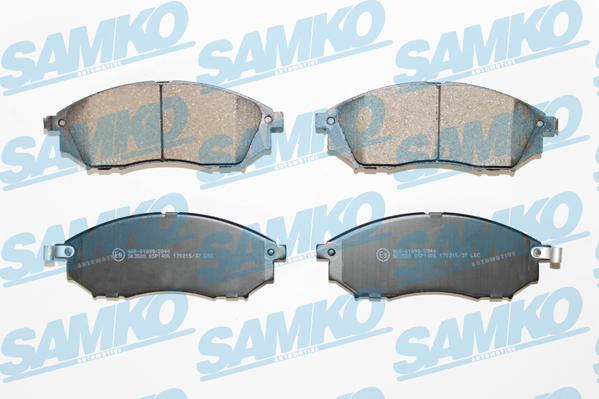 Samko 5SP1406 - Гальмівні колодки, дискові гальма autocars.com.ua