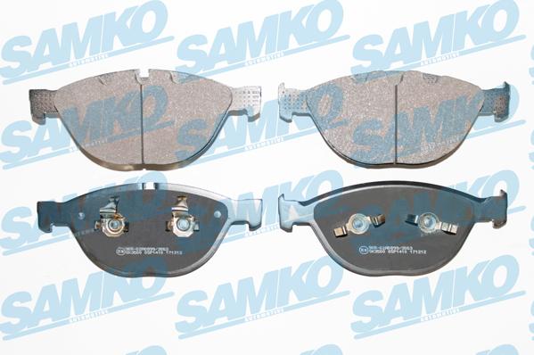 Samko 5SP1410 - Гальмівні колодки, дискові гальма autocars.com.ua