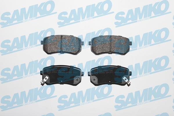 Samko 5SP1411 - Гальмівні колодки, дискові гальма autocars.com.ua