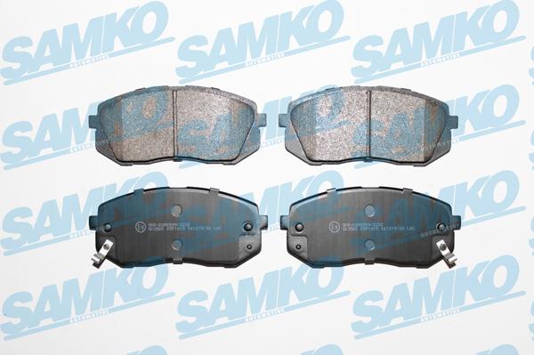 Samko 5SP1415 - Тормозные колодки, дисковые, комплект avtokuzovplus.com.ua