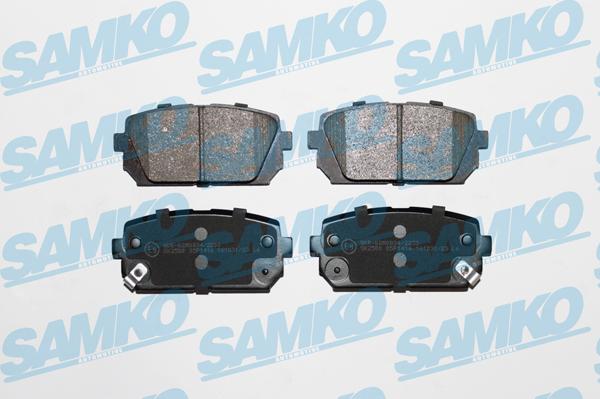 Samko 5SP1416 - Гальмівні колодки, дискові гальма autocars.com.ua