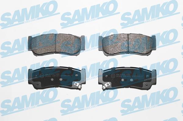 Samko 5SP1417 - Тормозные колодки, дисковые, комплект avtokuzovplus.com.ua
