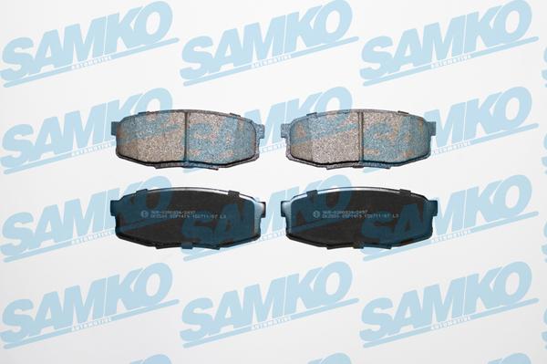 Samko 5SP1419 - Гальмівні колодки, дискові гальма autocars.com.ua