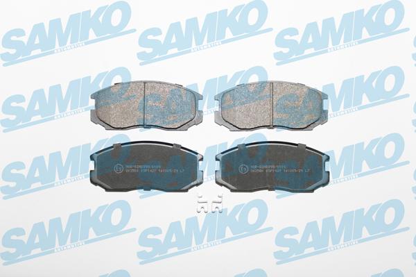 Samko 5SP1427 - Тормозные колодки, дисковые, комплект avtokuzovplus.com.ua